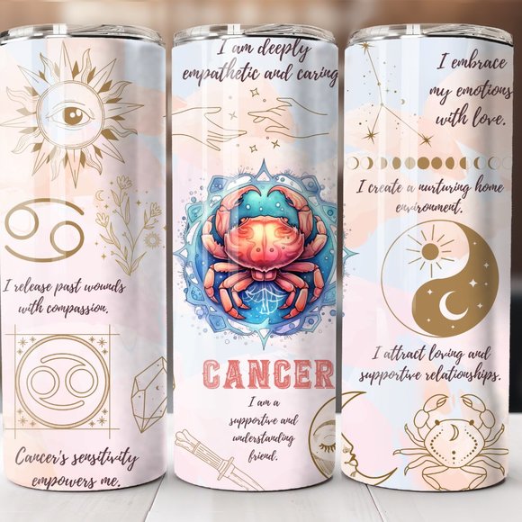 20oz Double Insulated Zodiac Inspired Tumbler - Picture 2 of 3